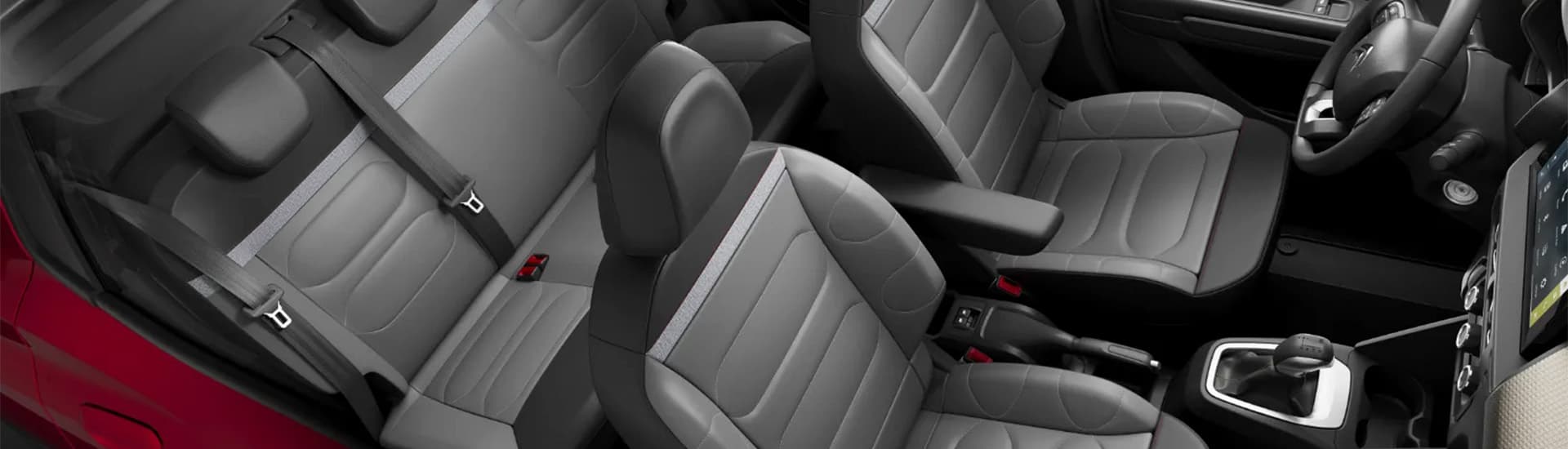 Bancos no interior do Novo Citroën Aircross: 26 combinações para customizar